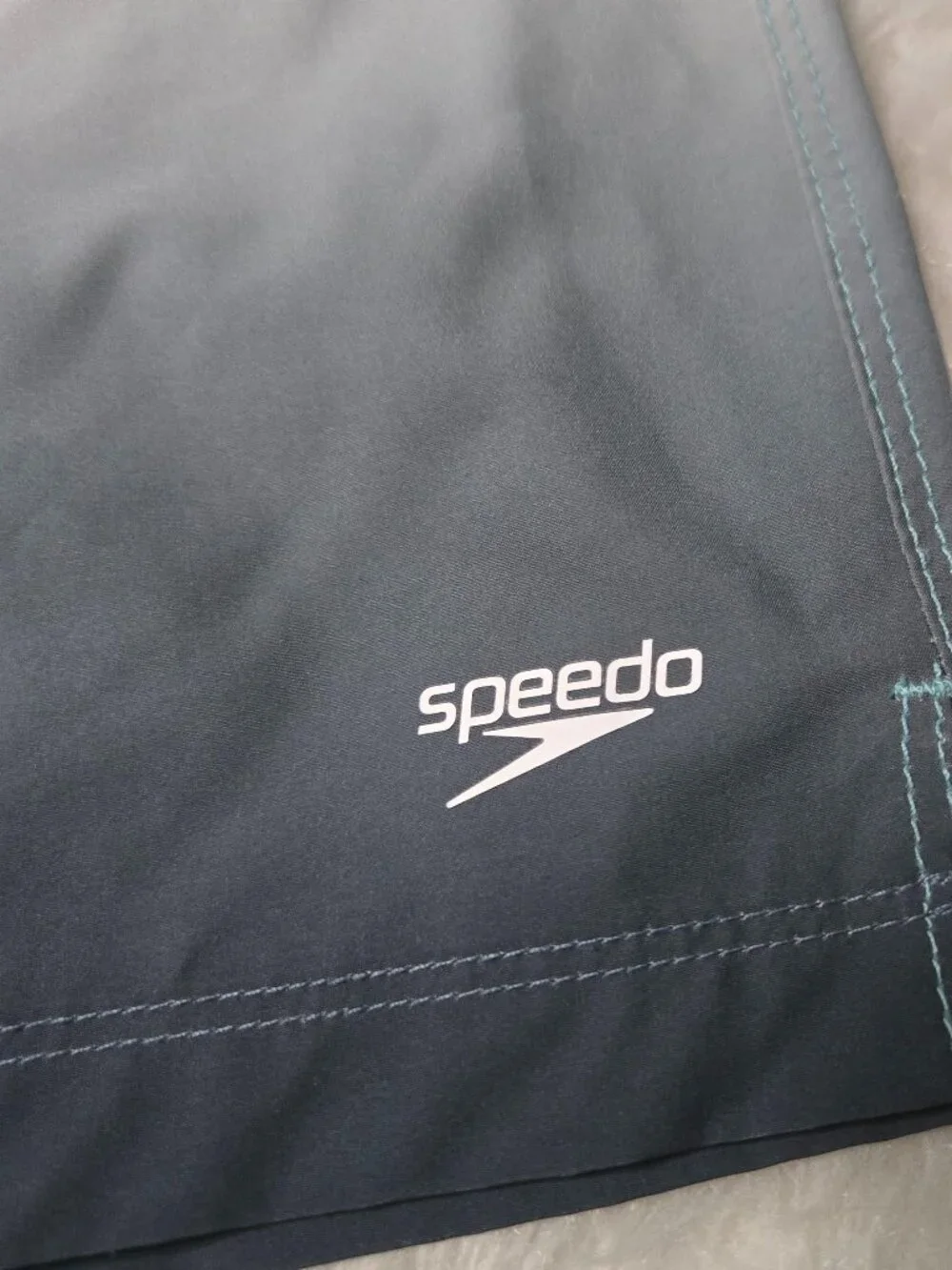 Speedo Mens Tech Volley Swim Trunks UPF 50+ Comfort Liner, Blue, Green, Grey, XL